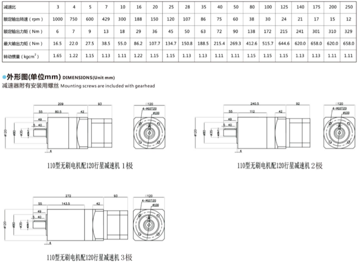 直流無(wú)刷電機(jī)行星減速機(jī) (3)