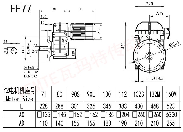 FF77減速機(jī)圖紙